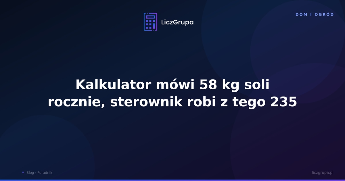Twardosc Wody I Koszt Zmiekczacza